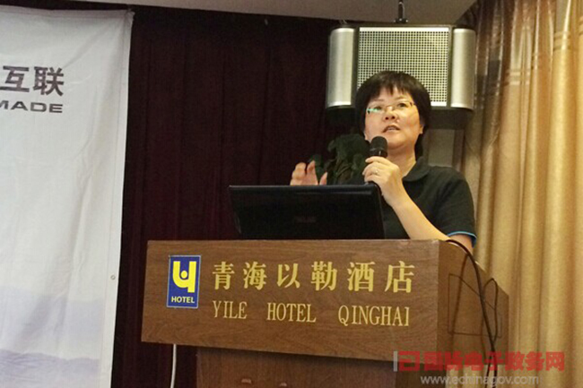 沙巴SB体育互联总经理、首席规划师郑爱军正在进行《政府网站+评估体系构建思路》的主题演讲