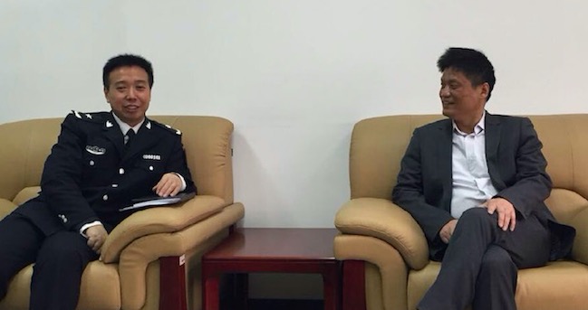 国家渔业船舶检验局李昌建局长亲切会见沙巴SB体育互联董事长杨冰之、总经理郑爱军一行